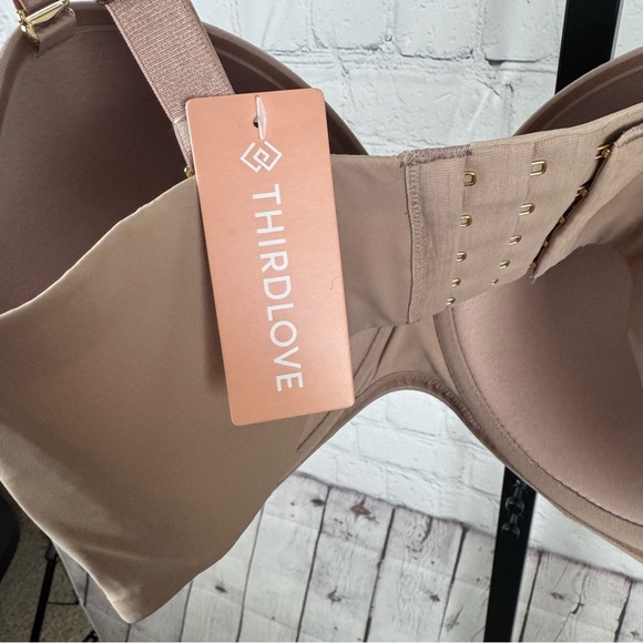 ThirdLove 24/7 Classic Strapless Bra Tan Size 36G - Picture 5 of 5